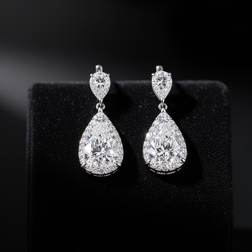 Earrings — Dazzling Drops & Studs